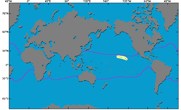 map of Australia with tropical, subtropical and temperate zones / Karte von Australien mit tropischem, subtropischen und gemässigten Klimazonen